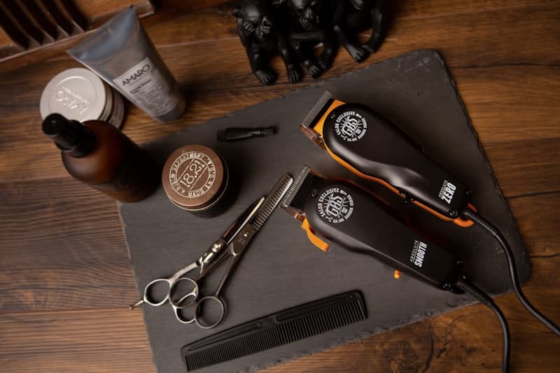 Straight razor shave and beard trim